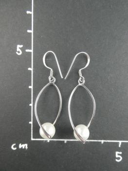 Muschelkern Perlen Ohrhänger